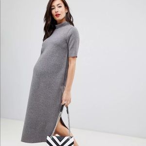 ASOS NWT maternity Tshirt dress with Open back